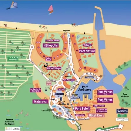 Naturiste 2 Heliovillage 6 Personnes Maxi Agde